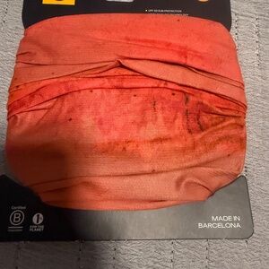 Buff Coolnet UV Neckwear in Keffy Nectarine